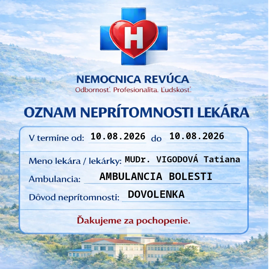 Neprítomnosť lekára v ambulancii